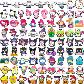 82 Estilos Bonito Dos Desenhos Animados sanliou Tênis Encantos Sandálias Pingente Botão Original Sapato Tamanco Pinos Pr em Oferta na Shopee