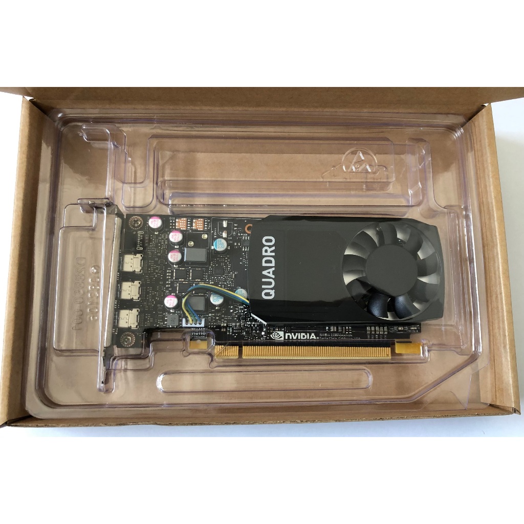 NVIDIA Quadro P400 2GB GDDR5 64bit 3x Mini DisplayPort Placa Gráfica De Vídeo De Baixo Perfil Em Altura Total