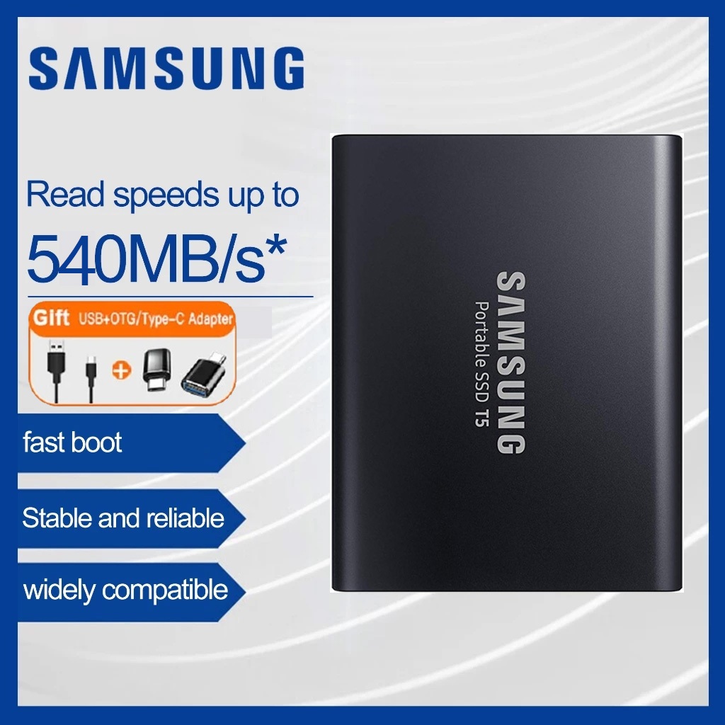 Original Samsung T5 Externo SSD 2TB4TB8TB16TB Estado Sólido Hd Externo Para Desk