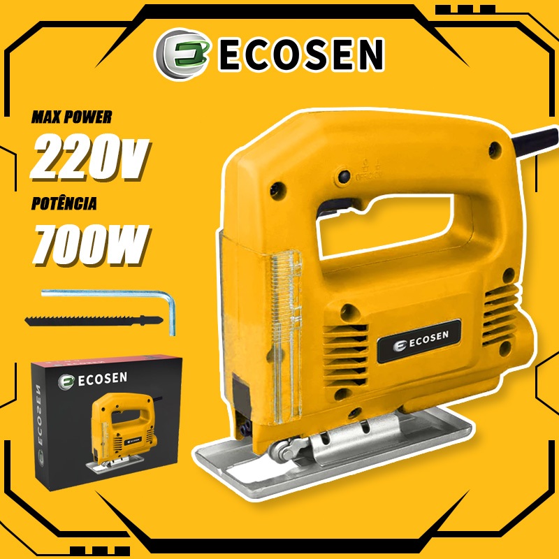 Serra tico tico 700W corte 55mm + serras Corta Madeira Mdf Metal Aluminio Plastico 200V/110V em Oferta na Shopee