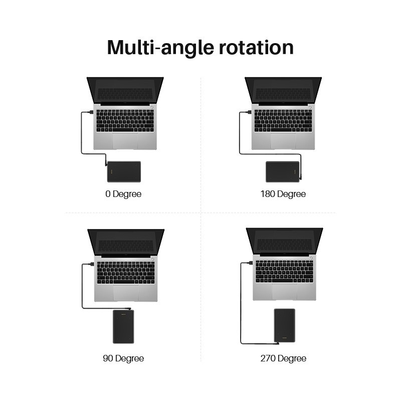 Cabo HUION UC03A Para Tablet De Desenho H420X \ H580X H610X , Só Tem Um