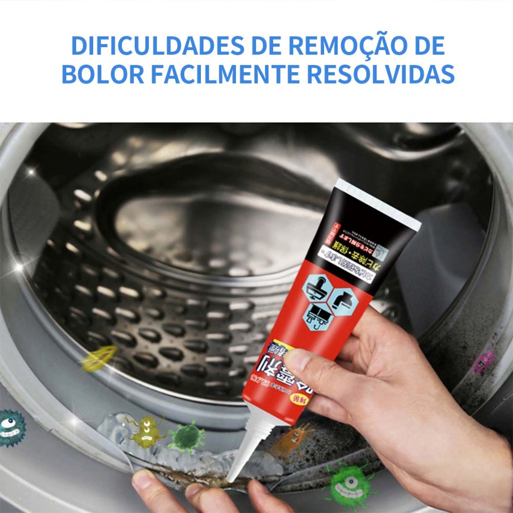 Gel de limpeza altamente eficaz contra mofo e bolor, que remove facilmente as manchas mais...