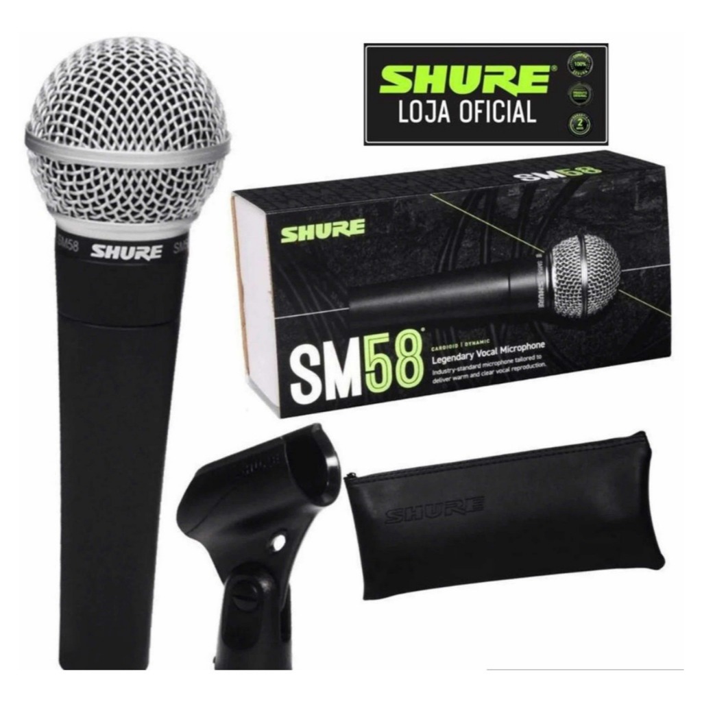 Microfone Shure SM58 em Oferta | Shopee 2026