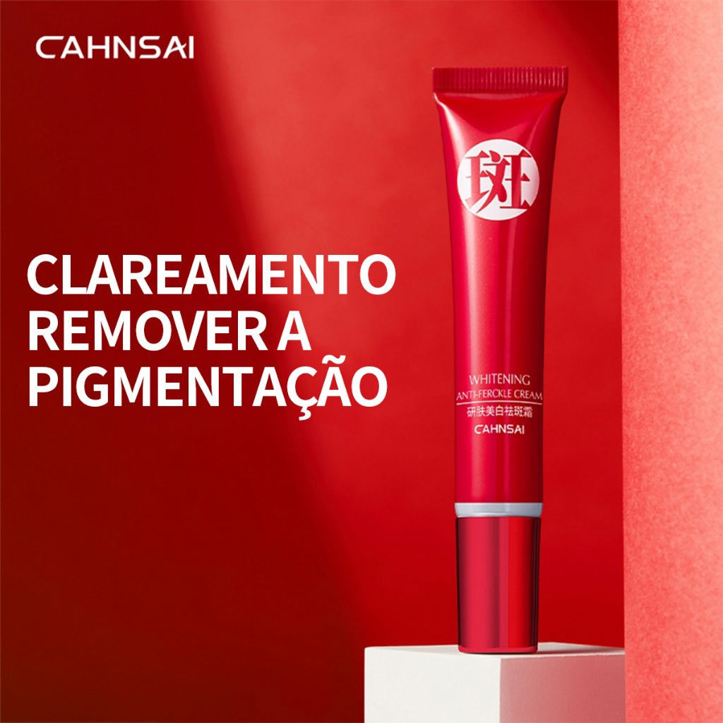 Creme Anti-Sardas Clareador Hidrata E Ilumina O Tom Da Pele , Clareia Para Clarear Marcas ...