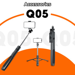 Q05 Tripé Bluetooth Sem Fio Reforçado Multifuncional Ao Vivo Selfie Stick (1580 Mm) em Oferta na Shopee