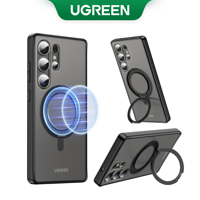 UGREEN 360 ° Magnético Giratório Para Carregamento Sem Fio Com Suporte Proteção De Telefone Samsung S25 Ultra