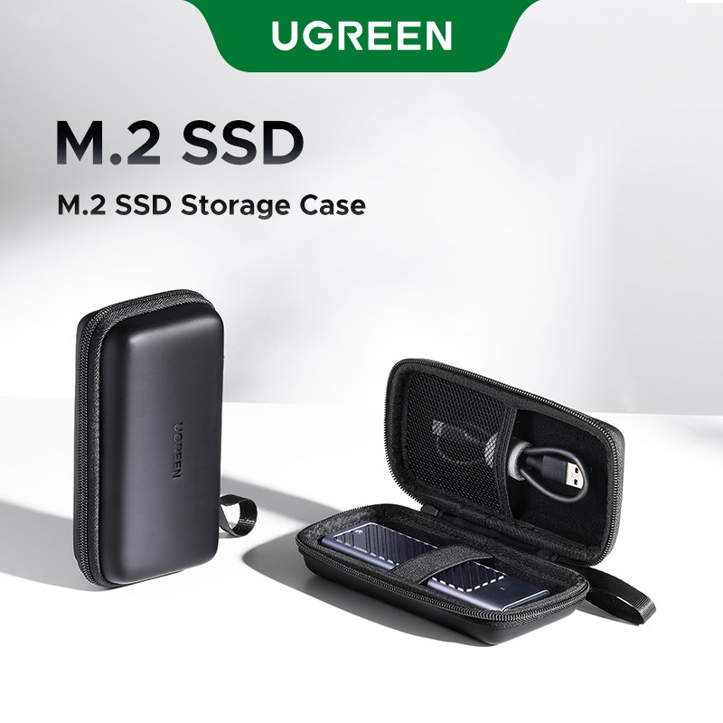 UGREEN Caso De Unidade De Disco Rígido Para Externo De 2.5 Polegadas Portátil HDD SSD Caixa Power Bank Armazenamento Sac em Oferta na Shopee