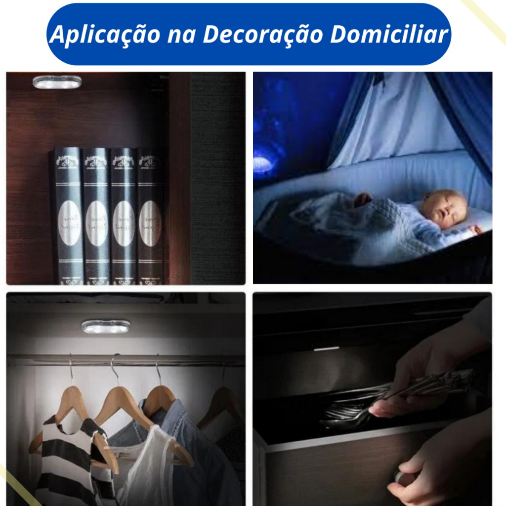 Luz Ambiente Automotiva Iluminação Interior LED para Carro USB Recarregável De Teto Com sensor