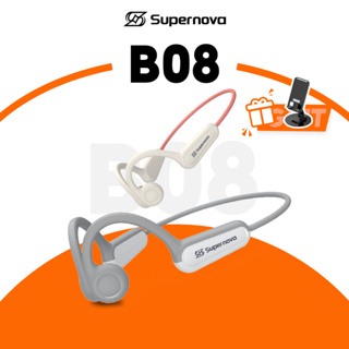 Supernova B08 Fone De Ouvido Bluetooth 5.4 Esportes Sem Fio Fones Condução Óssea Com Microfone Neckband em Oferta na Shopee