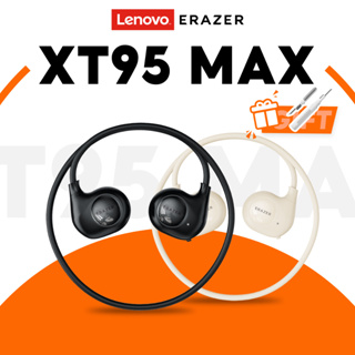 Fones De Ouvido Lenovo Erazer XT95 Max De Condução De Ar True Wireless Neckband Sweatproof Bluetooth 5.3 Fone Esportivo em Oferta na Shopee