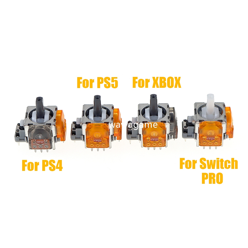 2 Pçs Novo Joystick Eletromagnético TMR Para PS4 Xbox One Series Switch Pro PS5 Controlador 3D Analógico Rocker Polegar 