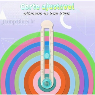 Cortador Circulo Guilhotina Refiladora Circular 2 a 20/10 a 32 cm 360º em Oferta na Shopee