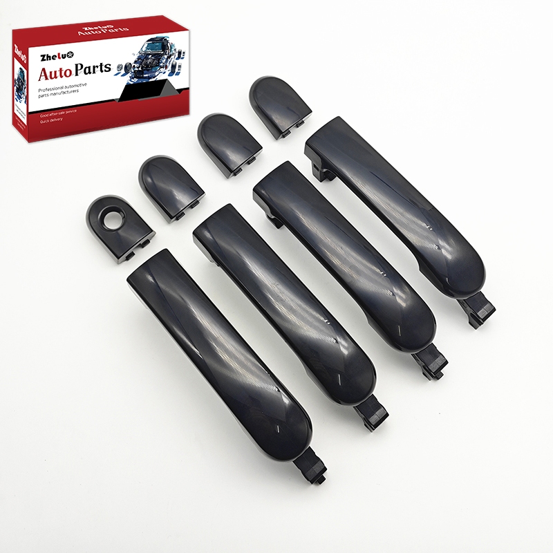 ZL Maçaneta Externa Da Porta Dianteira E Traseira , Cor Preta , Adequada Para 2005-2010 Nissan Tiida Livina Versa Latio