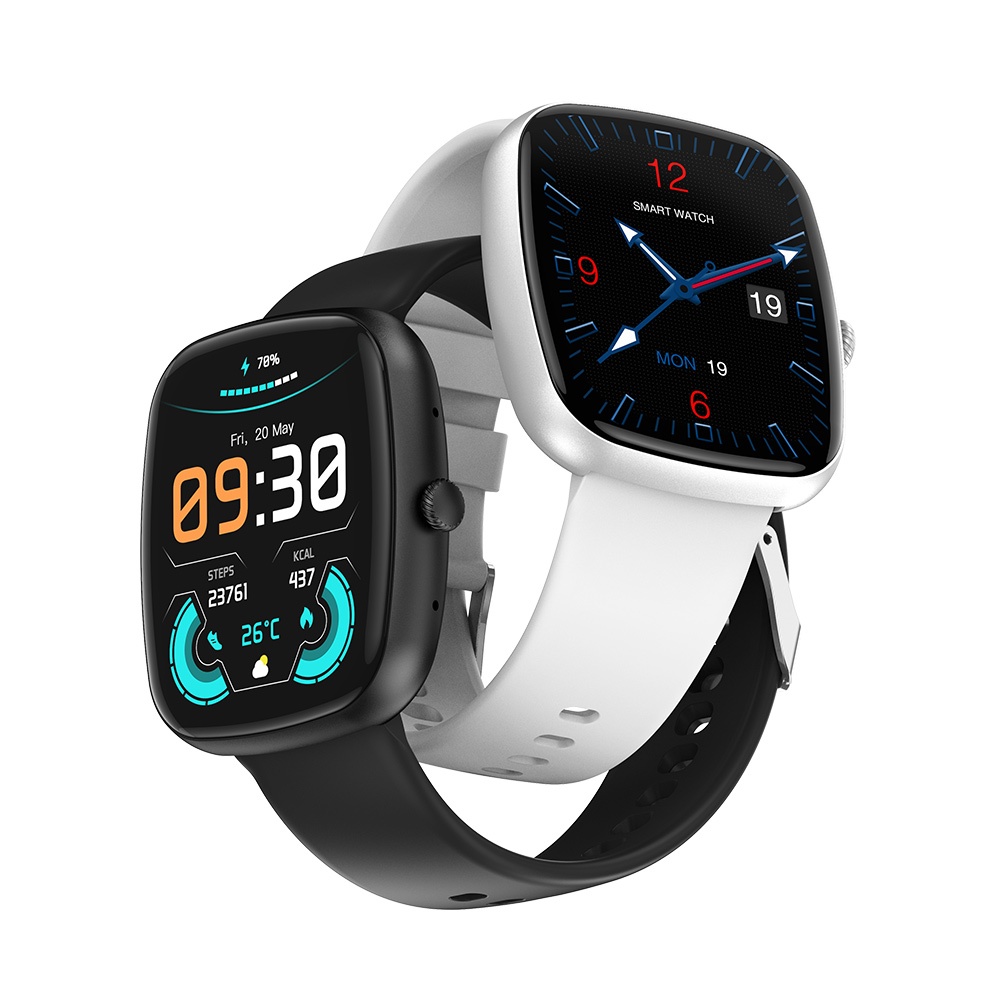 OLEVS Smartwatch Pulseira De Silicone Para Relógio Inteligente Masculino à prova d'água Bluetooth ZL8207 - Mobile & Gadgets