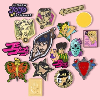 Animação Periférico Bizarro Aventura Cartoon Personagem Esmalte Pino JOJO Broche Lembrança Metal Crachá Presente Para Amigos em Oferta na Shopee