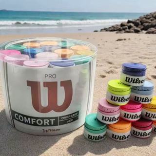 3 Pçs Wilson Raquete De Tênis Overgrip Suor Banda Absorção Badminton Mão Cola Aperto Pu Antiderrapante em Oferta na Shopee