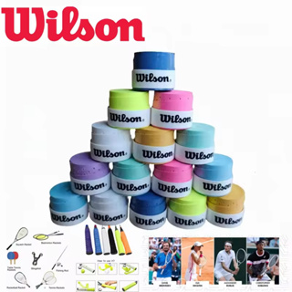 Wilson 12 Pçs Raquete De Tênis Overgrip Suor Banda Absorção Badminton Mão Cola Aperto Pu Antiderrapante em Oferta na Shopee