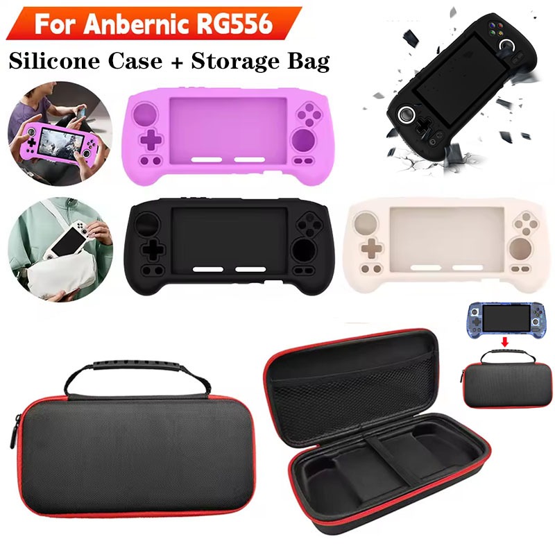 Capa Protetora De Silicone Para Console De Jogos ANBERNIC RG556 , Acessórios