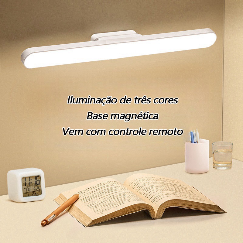 Luz de empilhamento LED recarregável sem fio com suporte magnético e controle remoto de toque em Oferta na Shopee