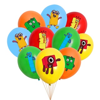 10 Pc/Lote Blocos De Números Balão De Látex De 12 Polegadas Para Festa Infantil Decoração De Eventos Festivos em Oferta na Shopee