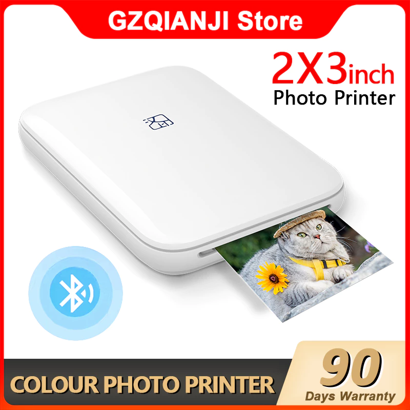 HPRT MT53 Impressora fotográfica colorida Impressão de fotos coloridas de 2x3 polegadas Bluetooth — imagem 1
