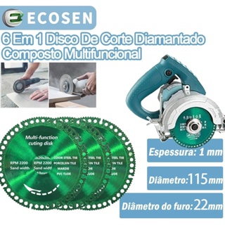 KIT Lâmina de Serra Multifuncional com Disco Indestrutível Circular de Diamante para Todos os Materiais em Oferta na Shopee