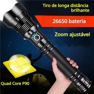Luminaria Lanterna Super Potente P50/P90 T9 Tática Camping Lâmpada De Iluminação De Longa Altitude