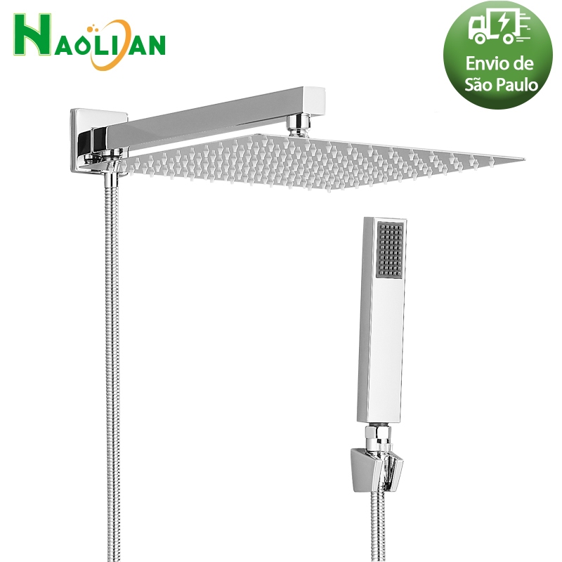 Quad Do Chuveiro De Inox 20cm/30cm Com Despejo E Fabricante