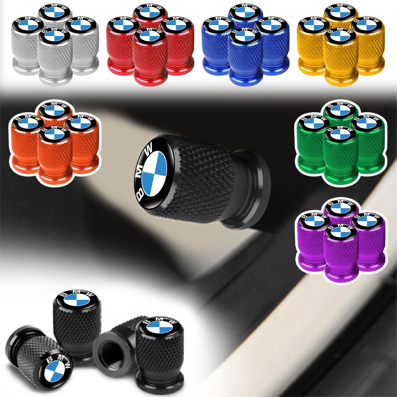 4pcs High-end Threaded Car Tire Leak-proof Cap Car Logo Valve Stem Cap for BMW E61 E90 E82 E70 E71 E87 E88 E89 X5 X6