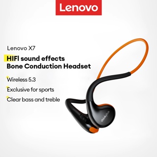 Lenovo X7 Fone de ouvido Bluetooth de condução óssea Conforto esportivo em Oferta na Shopee