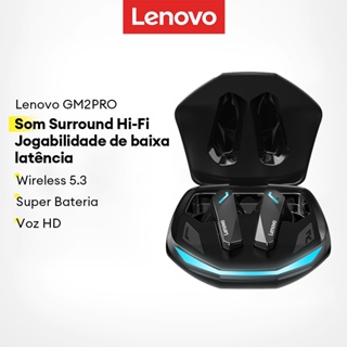 Lenovo GM2 PRO Fone de ouvido para jogos de baixa latência Cancelamento inteligente de ruído em Oferta na Shopee