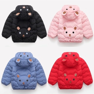 Crianças Meninos Meninas Jaqueta Com Capuz Inverno Outono Quente Leve Roupas Casuais em Oferta na Shopee