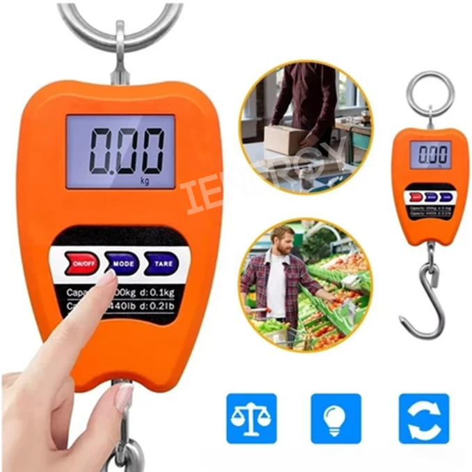 Balança de gancho LCD de 200 kg, adequada para bagagem de pesca de açougueiro em Oferta na Shopee