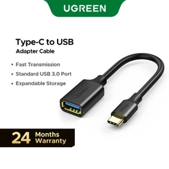 Adaptador De Cabo UGREEN USB C Para OTG Tipo Macho 3.0 2.0 Fêmea MacBook Pro Samsung