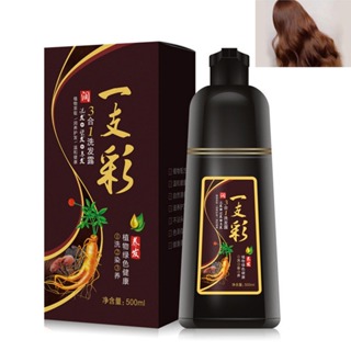 500ml Uma Tintura De Cabelo Com Almofada Banhada A Preto Era Lavar shampoo Masculino Bolha Branco Cremoso Sem Irritação em Oferta na Shopee
