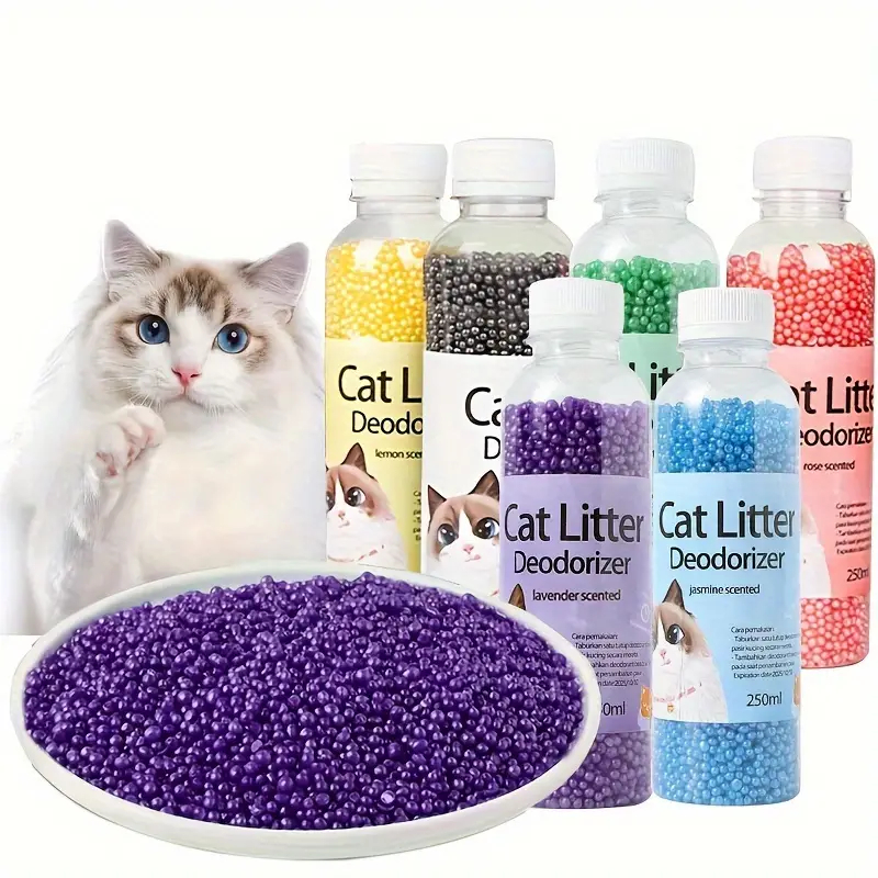Desodorante para animais de estimação maca de gato caixa de areia desodorante contas suprimentos de limpeza para animais em Oferta na Shopee