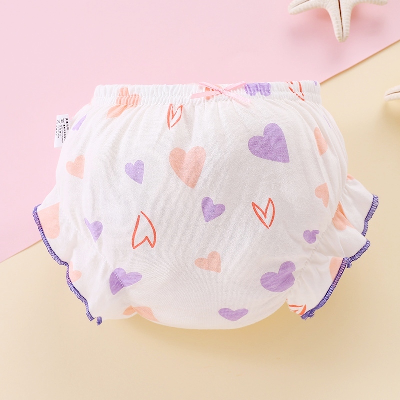Adabaobao® ᵇʳ Calcinha De Algodão Moda Para Meninas/Roupa Íntima Infantil/Shorts/Calcinhas Crianças 0-3a