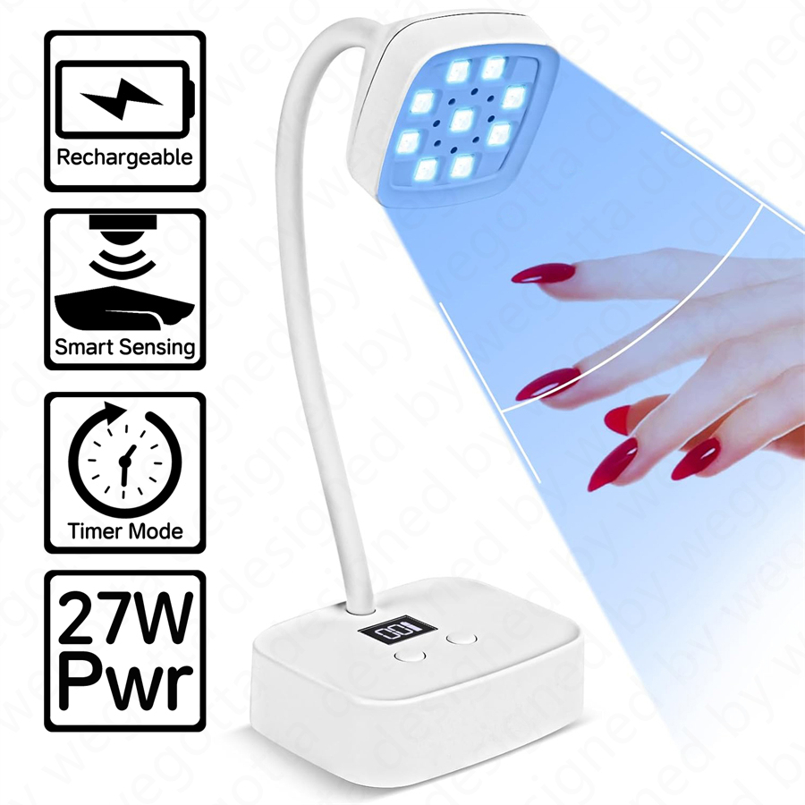 Cabine Sun UV LED Potente Secagem Rápida Gel,Luz UV LED Para Unha Recarregável Para Cura De Resina