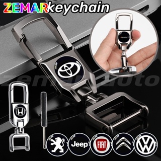 Chaveiro De Metal Para Carro , Motocicleta , Porta-Chaves Universal 360 ° Rodar HR-V Fit Civic City Corolla Cruz Hilux em Oferta na Shopee