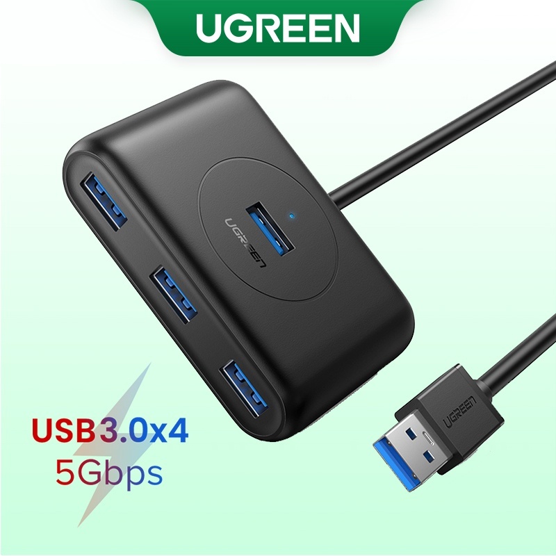 UGREEN USB 3.0 Hub 4 Em 1 Porta Para Extensor De Dados MacBook , iMac , Surface Pro , XPS , Flash Drives , HDD Móvel - Computers & Accessories