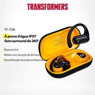 Transformers TF-T58  Fone de ouvido Bluetooth IPX7 À Prova Dwaterproof Água Fones HD Chamada em Oferta na Shopee