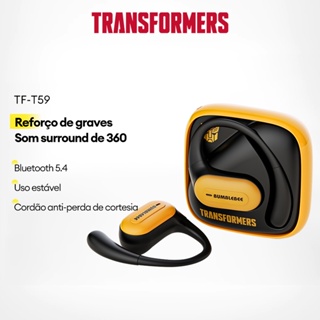 Transformers TF-T59 Fones De Ouvido Bluetooth Sem Fio Qualidade de som HIFI Adequado para esportes em Oferta na Shopee