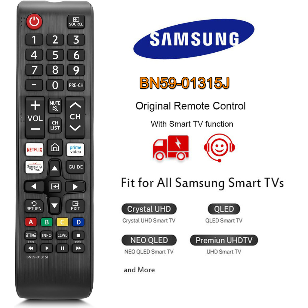 Novo Controle Remoto Universal Para Todos Os Controles Remotos De TV Samsung BN59-01315J , Substituição Compatível Com T