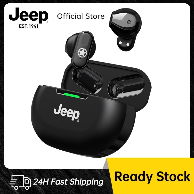 Fone de Ouvido Sem Fio Jeep EW011 À Prova D'água Com Cancelamento De Ruído para iOS e Android em Oferta na Shopee