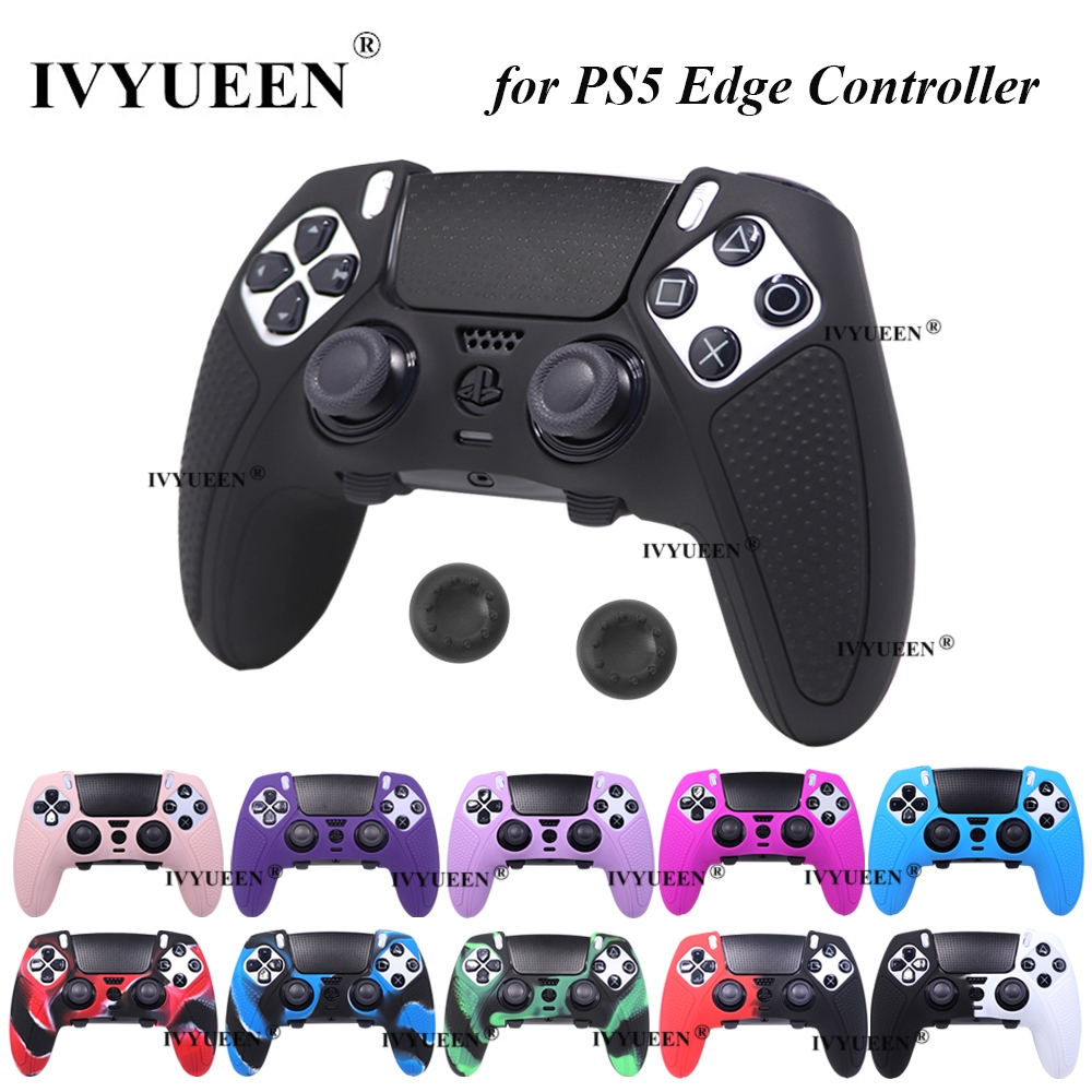 IVYUEEN Capa Protetora Antiderrapante Para PlayStation 5 PS5 Edge DualSense Controlador De Borracha Macia De Silicone em Oferta na Shopee