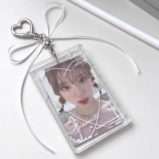 1 Pçs Bonito Estrela Glitter Kpop Cartão Mangas Titular 3 Polegada Suporte De Armazenamento Filmes Cartões De Jogo Prote