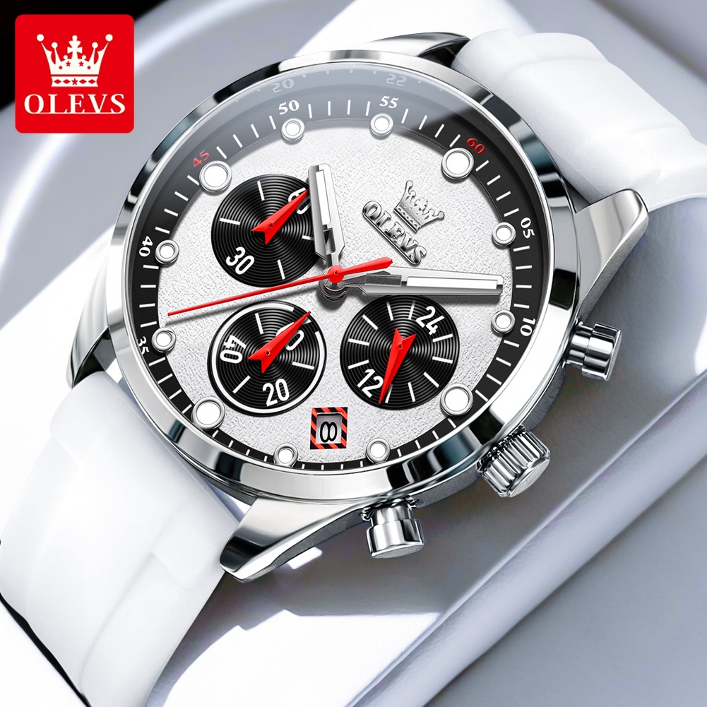 OLEVS 5602 2024 Nova Marca De Luxo Relógio De Quartzo Calendário Tendência Luminosa Masculino