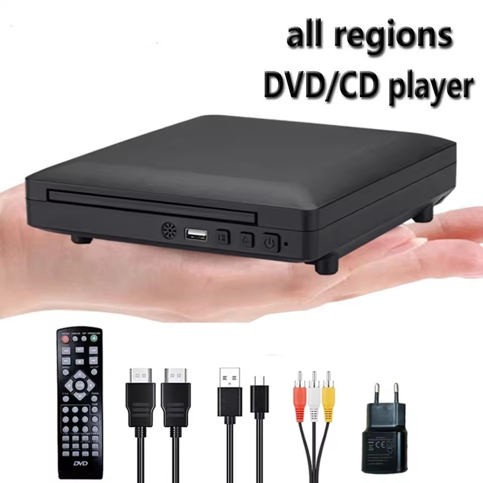 Mini Reprodutor De DVD HD Cabo Hdmi E RCA 1080p , PAL/NTSC Integrado Em Todas As Áreas , Memória Breakpoint Do CD Domést