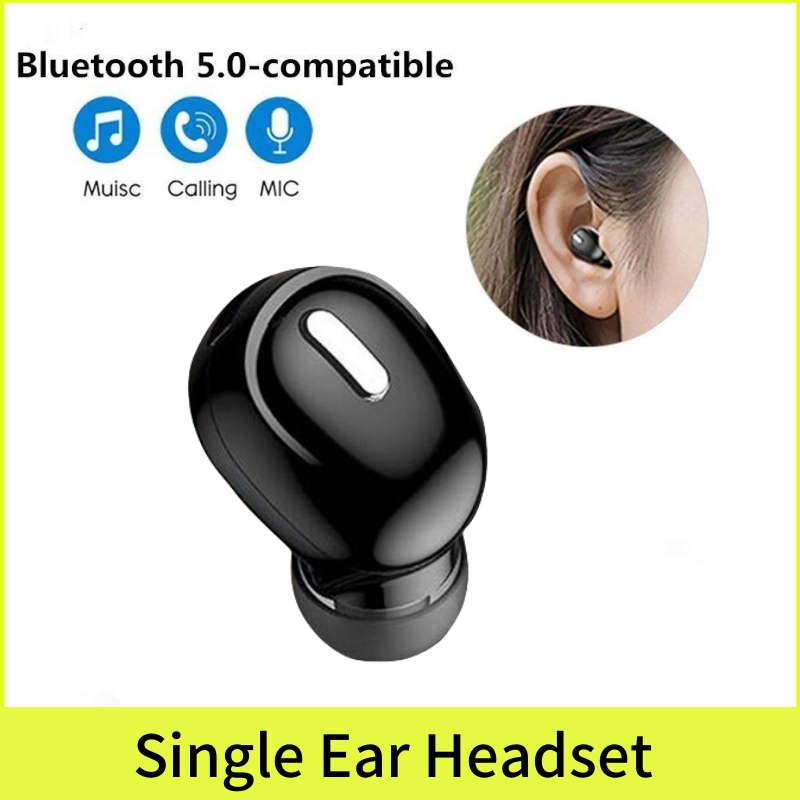 X9 mini Fone De Ouvido bluetooth 5.0 Com Microfone Sem Fio handsfree Estéreo Para xiaomi Todos Os Telefones em Oferta na Shopee