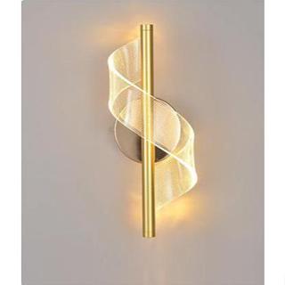 Arandela de Parede Led Espiral Acrilica Nórdica Bilho Ondas Decorativa 2w 110v/220v em Oferta na Shopee